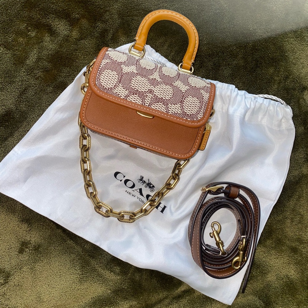 Rogue Top Handle Bag 12 In Signature Textile Jacquard